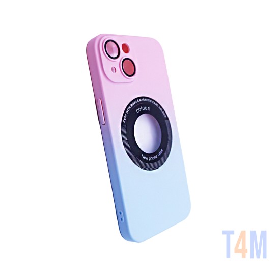 Magnetic Case with Camera Lens for Apple iPhone 14 Pink